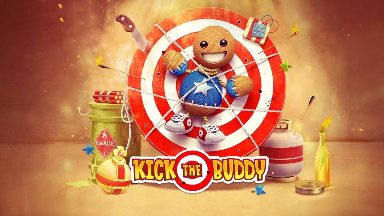 😵Killing the Buddy with M202 Flash, Sentry Gun, Sword, Machete, Katana,Trap,Cleaver | Kick The Buddy