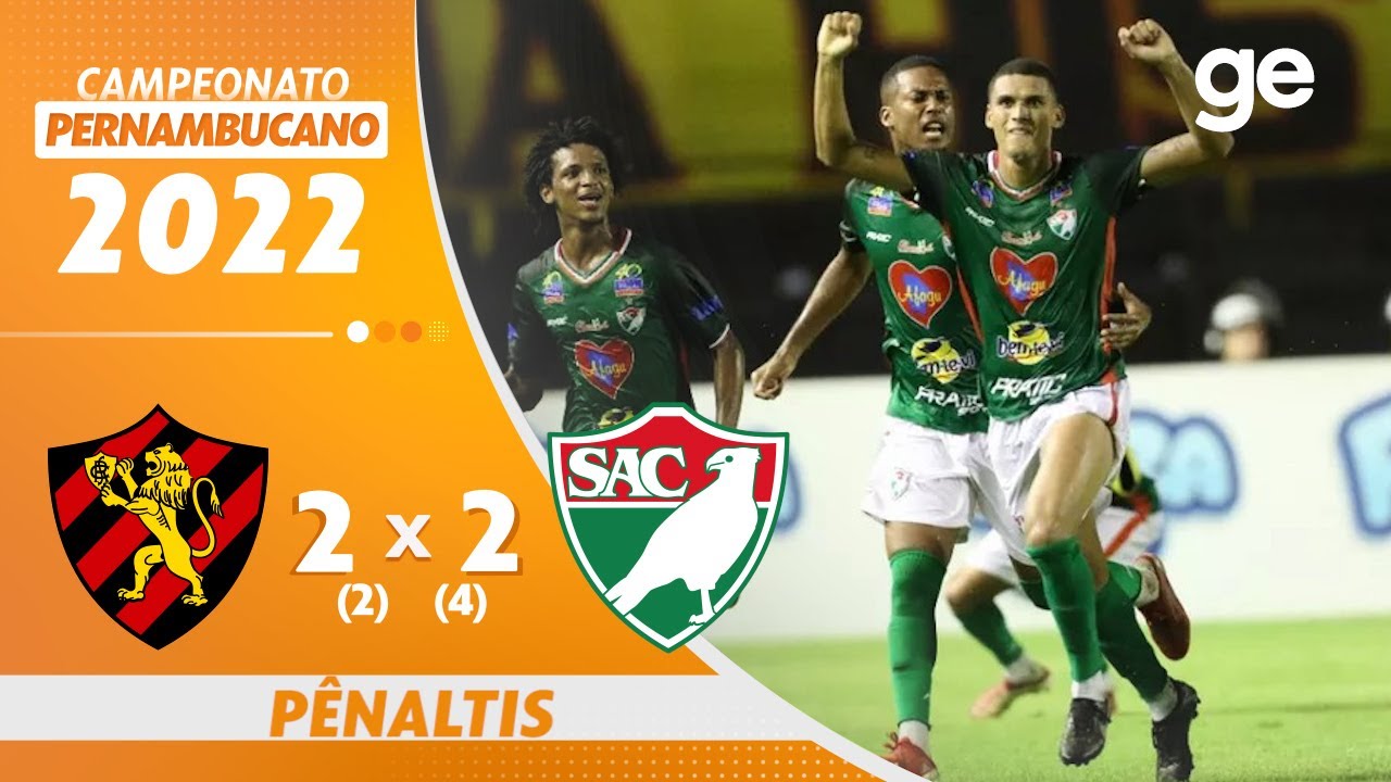 DISPUTA DE PÊNALTIS SPORT 2 (2) X (4) 2 SALGUEIRO | QUARTAS DE FINAL PERNAMBUCANO 2022 | ge.globo