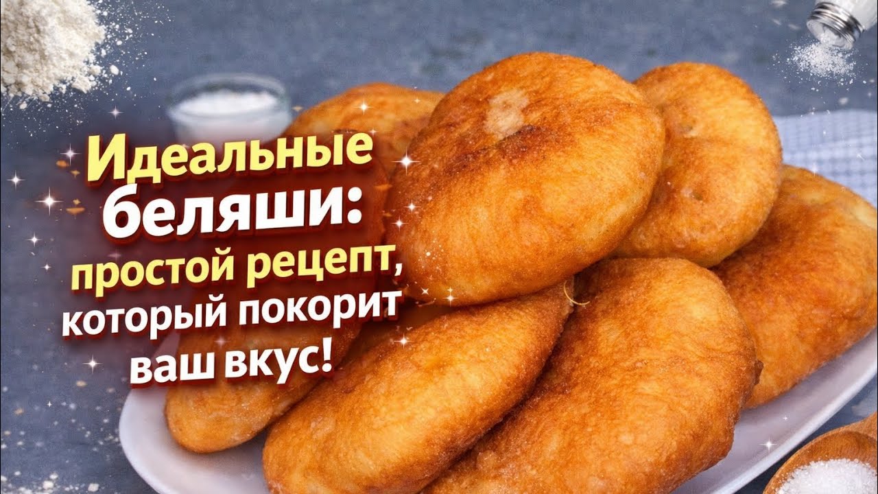 Идеальные беляши; простой рецепт