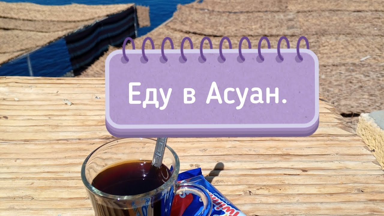 Еду в Асуан. Заселилась в хостел. 