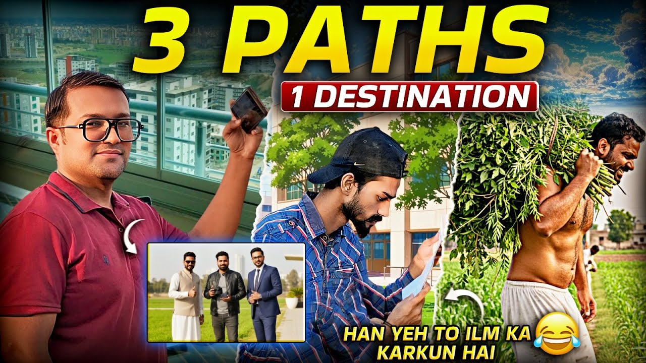 3 Paths 1 Destination | Life Reality | 3 Friend Story | SR TEAM  