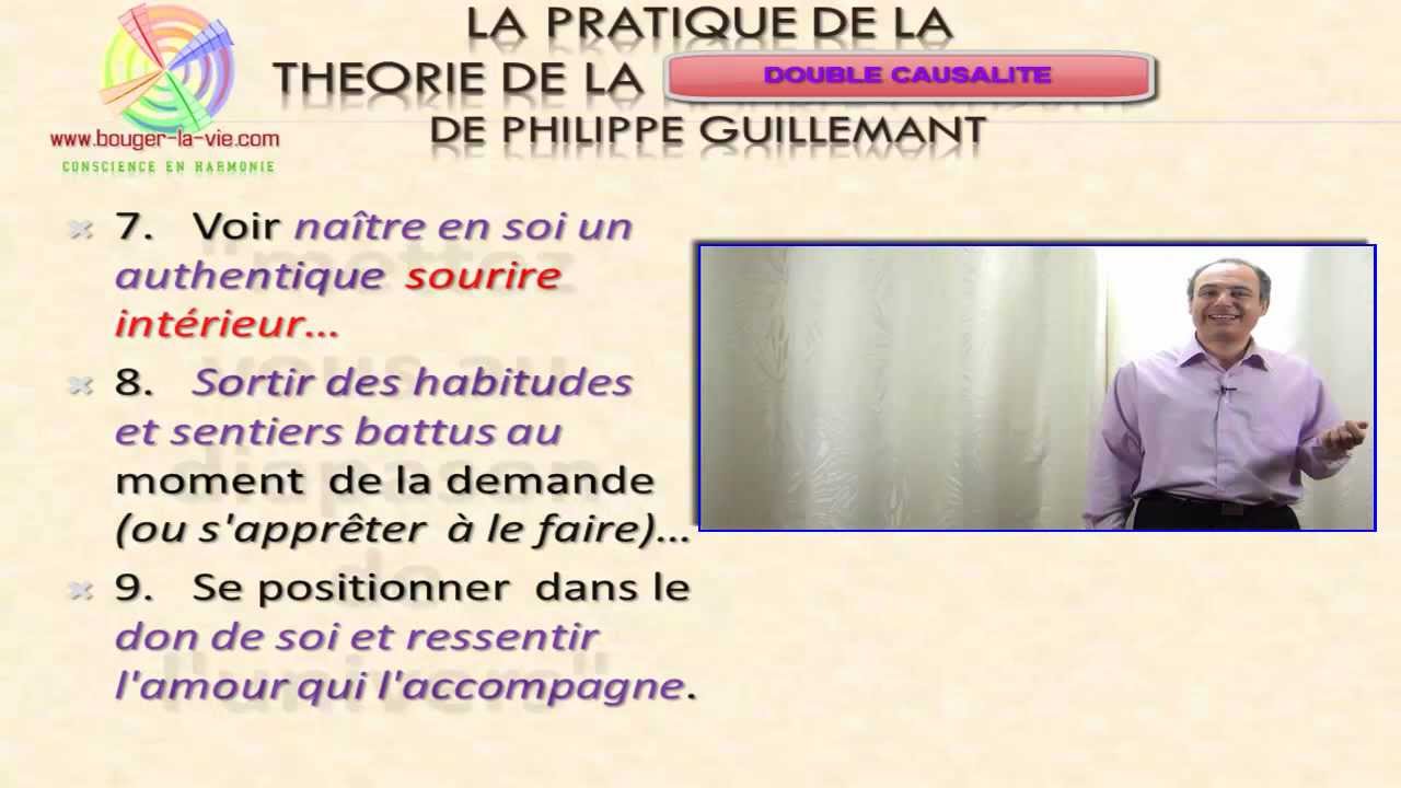 Th&eacute;orie de la Double Causalit&eacute; Selon Philippe Guillemant
