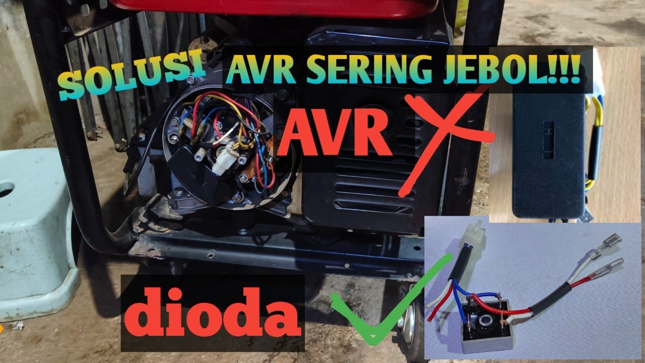 solusi avr genset sering jebol