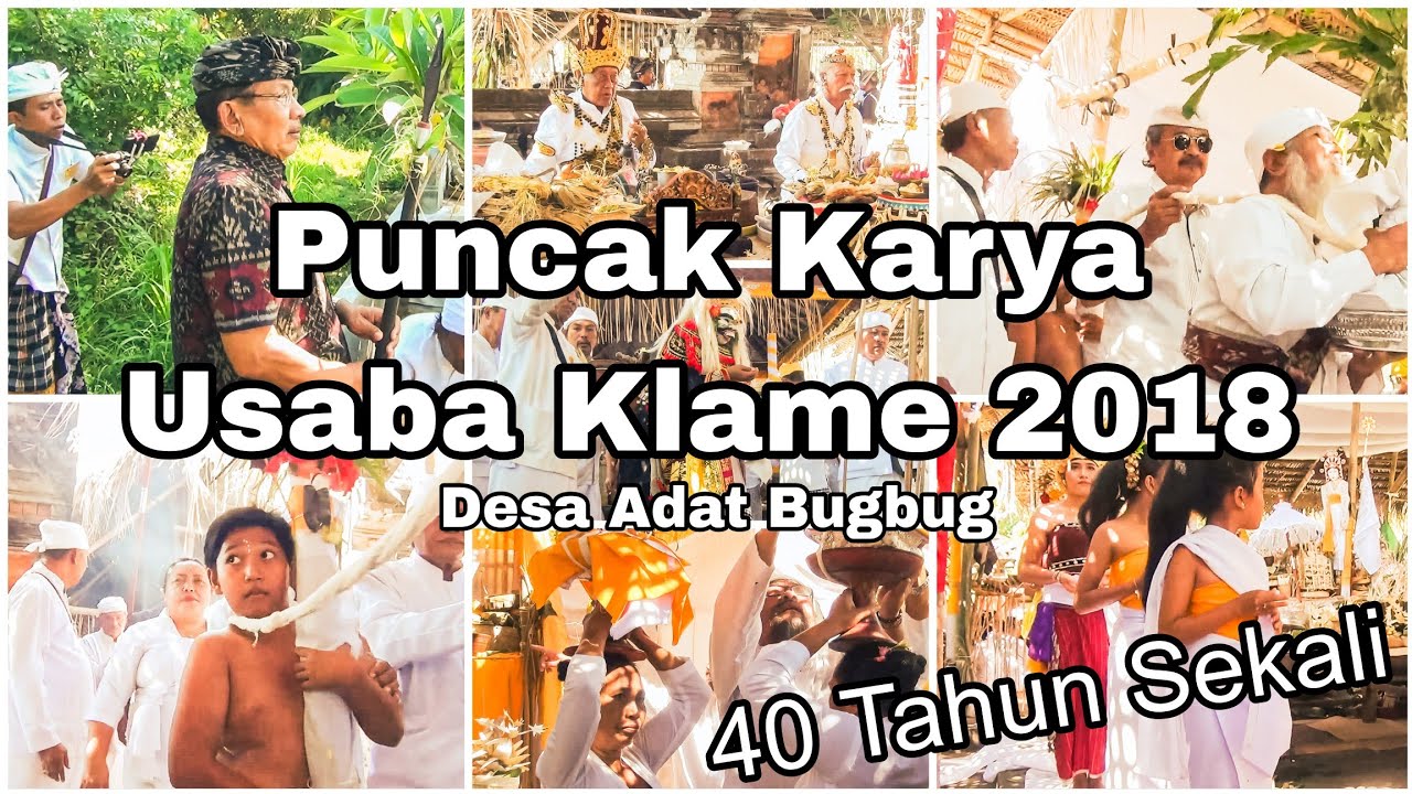Usaba Klame 2018 [Puncak Karya]
