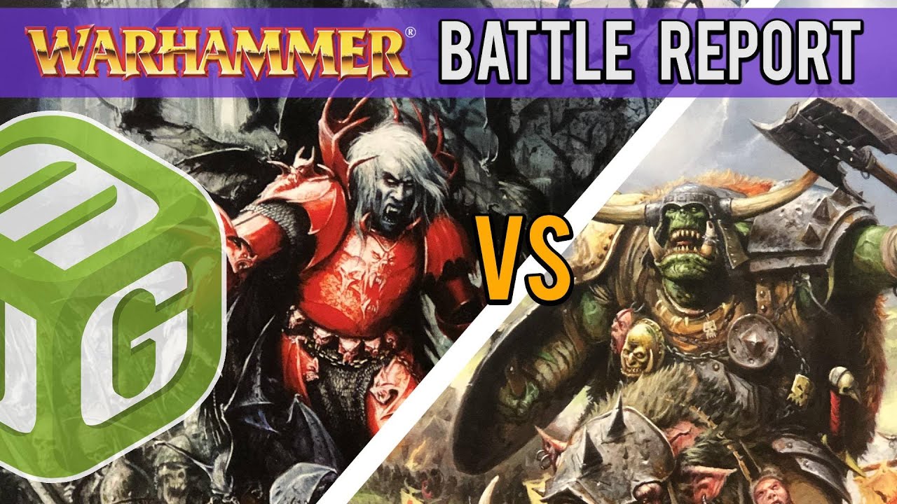 Vampire Counts vs Orcs and Goblins Wahammer Fantasy Battle Report Ep 13