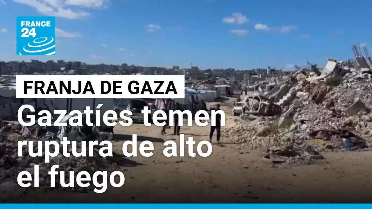 Gazatíes temen ruptura del alto el fuego ante la escalada entre EE. UU., Israel e Irán