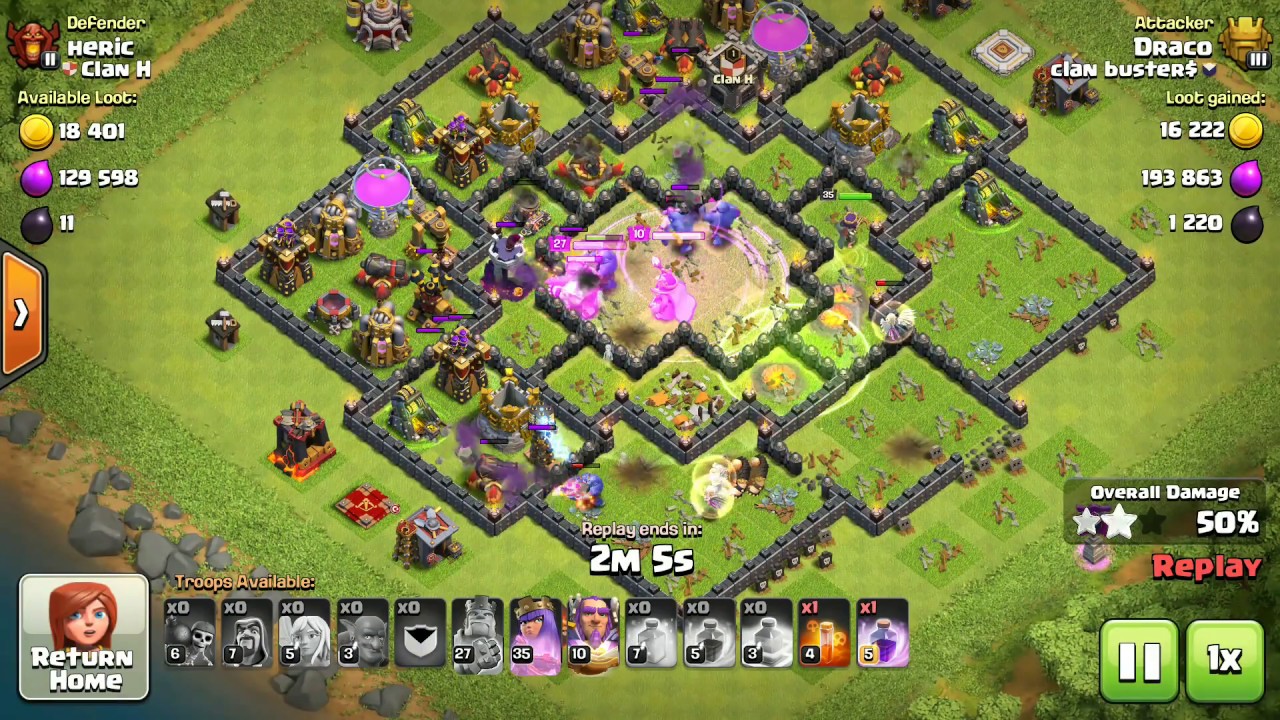 New TH10 base attack strategy! Mass Bowler attack strategy