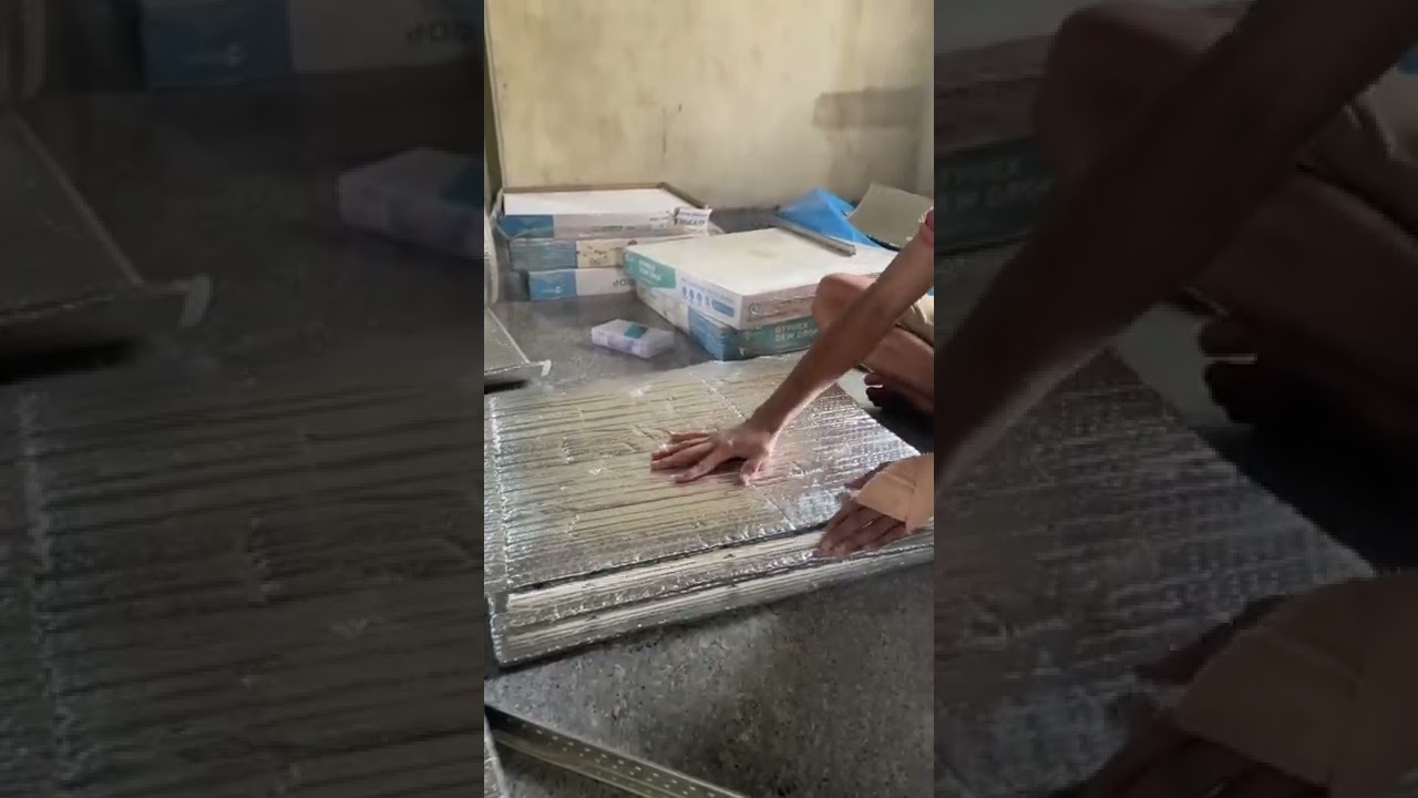 Grid system heatproof false ceiling -Uppgradeble to soundproof 