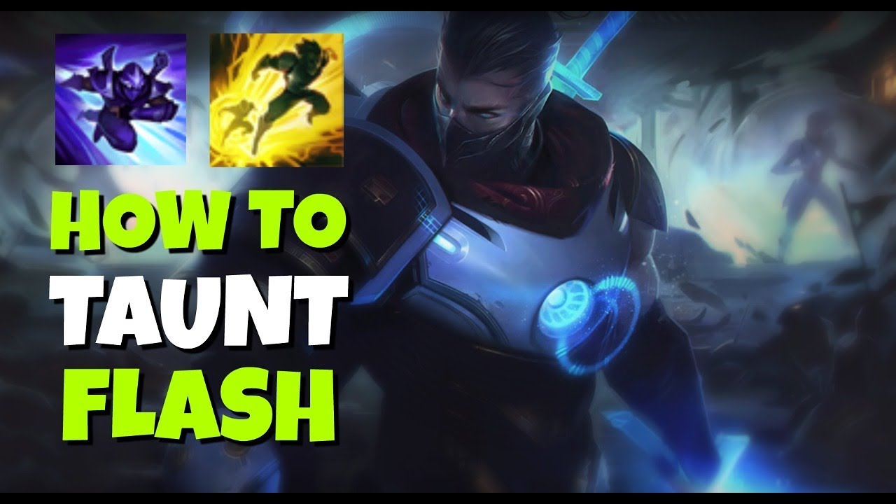 How to TAUNT FLASH with Shen! League of Legends