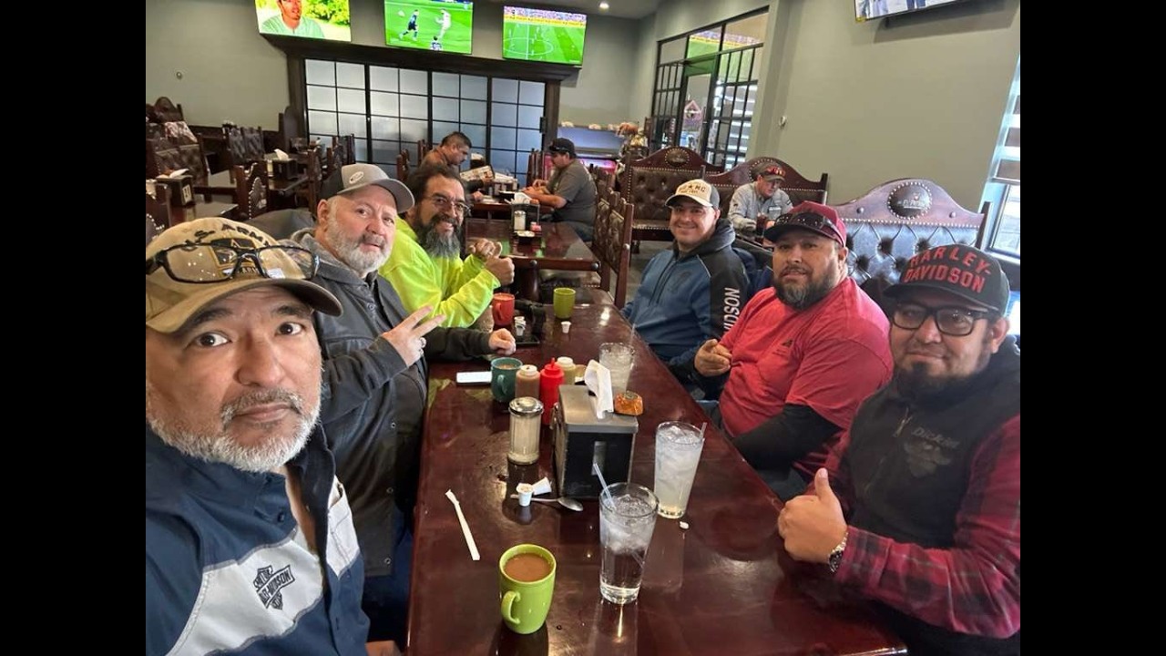 Motorcycle ride to Cotulla Texas for Breakfast