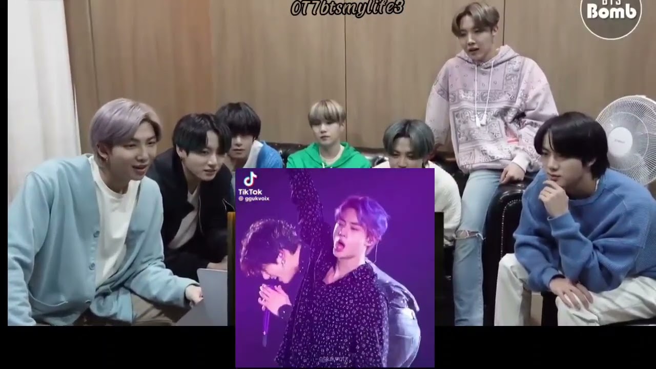 BTS Reagindo a Edits #bts #namjoon #suga #jimin #jungkook #jhope#jin#taehyung #btsarmy #reaction 