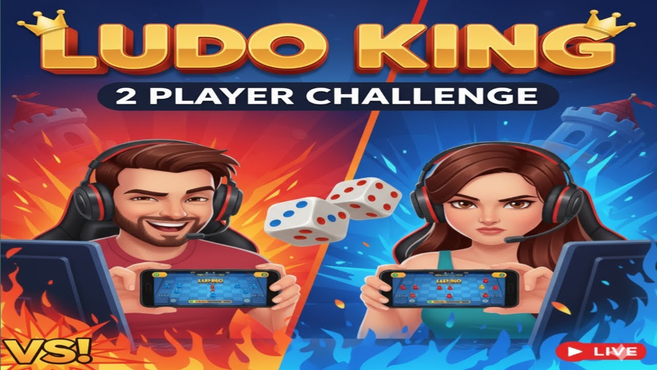 Ludo King Live 2 player | ludo game 2 player #ludo #ludokinglive #ludoking #live #virticallive #3