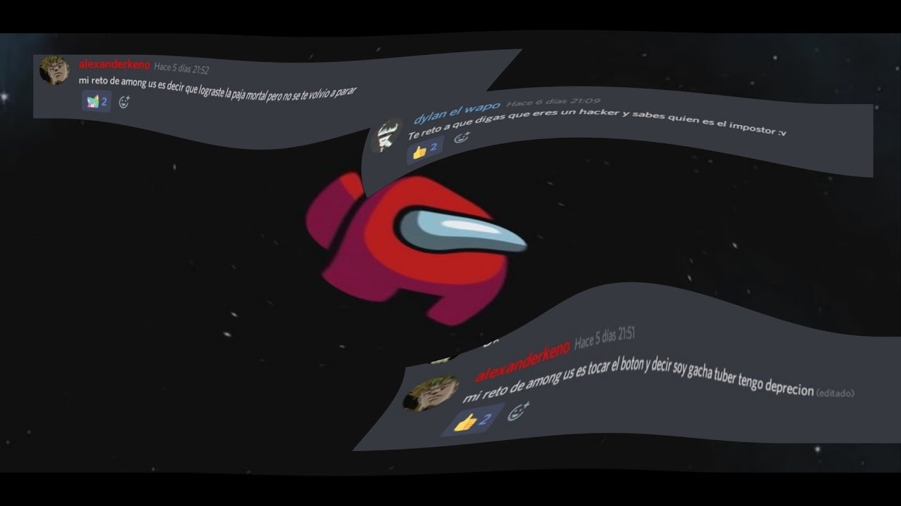 RETOS DE AMONG US DEL DISCORD