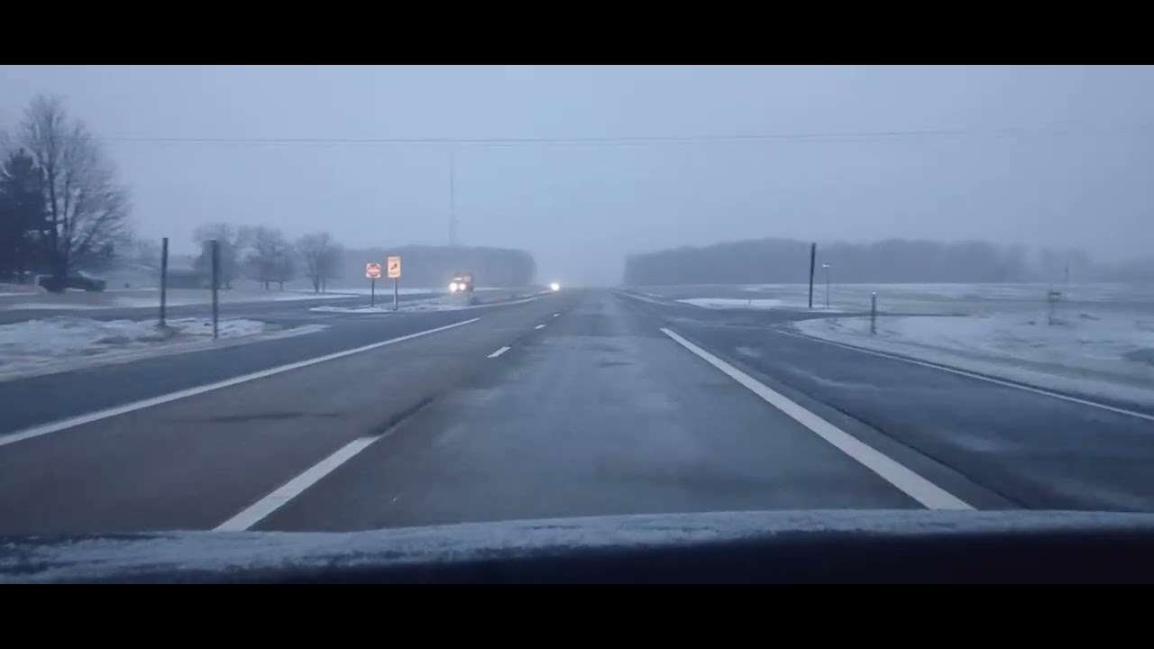 Abbyland foods to bridge street in rain/snow storm in 2010 Chevrolet Equinox Lt 