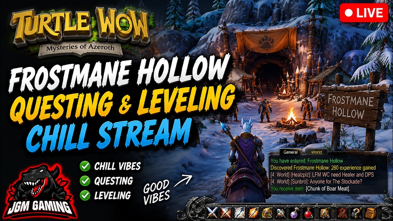 Turtle WoW Leveling Stream | Capycraft Server (Hunter Gameplay)