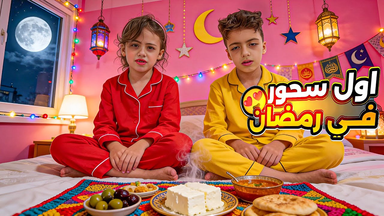 محمد غزل فاقو علسحور😱جبنا طبال🥁 لمحمد حتى يفيق نعسان😱 غزل حضرت الاكل خربت كلشي😭 ‎‏‪⁨@LoLo-Ghazal⁩‬‏