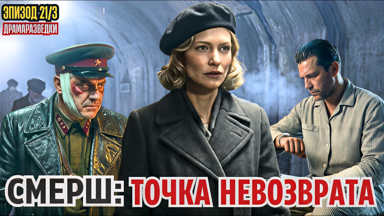 СХВАТКА В ПОДЗЕМЕЛЬЯХ БЕРЛИНА! Кто Победит? СМЕРШ: Драма Разведки /3 Сезон; 21 Эпизод/