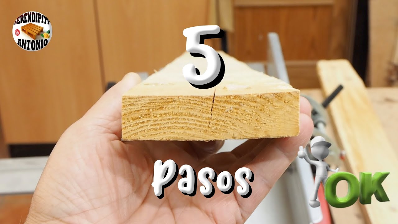 Los 5 PASOS para conformar la madera de palets Pallet Wood Projects