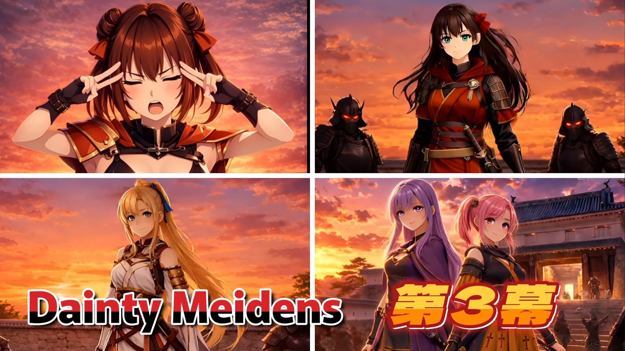 【Original Song】Dainty Meidens第３幕 ｜JapaneseEurobeat｜アニメ風MV