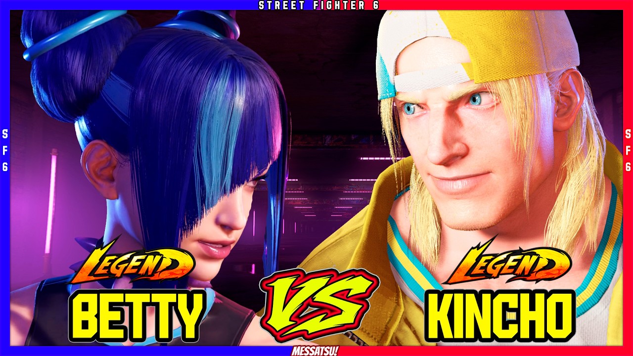 SF6 Betty (Juri) VS Kincho (Terry)💥Messatsu!💥スト6💥Street fighter 6