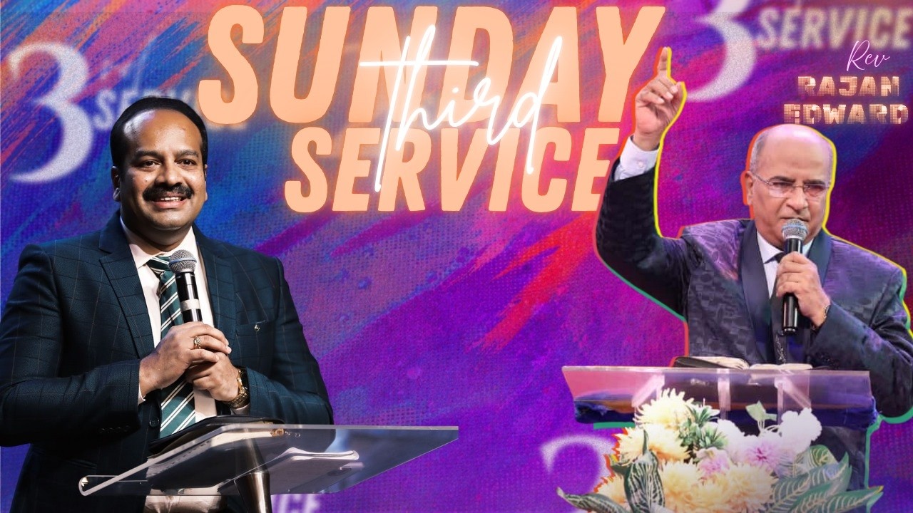 🔴🅻🅸🆅🅴  SUNDAY SERVICE- 3 || 8th March 2026 || Rev. Rajan Edward || Pr.Luke Isaac