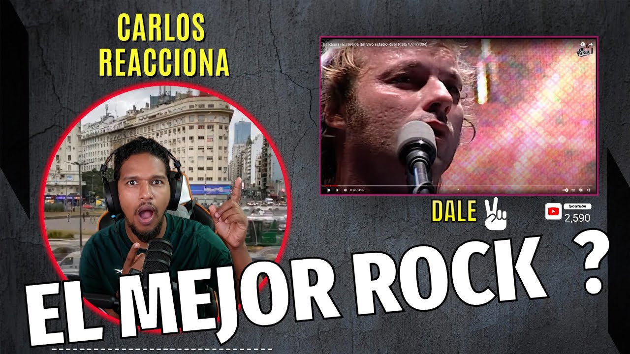 DOMINICANO REACCIONA A La Renga - El Revelde - Estadio Monumental (River Plate)