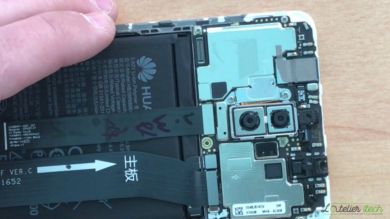 Tuto : Remplacement écran sans châssis (vitre tactile + afficheur/LCD) Huawei Mate 9