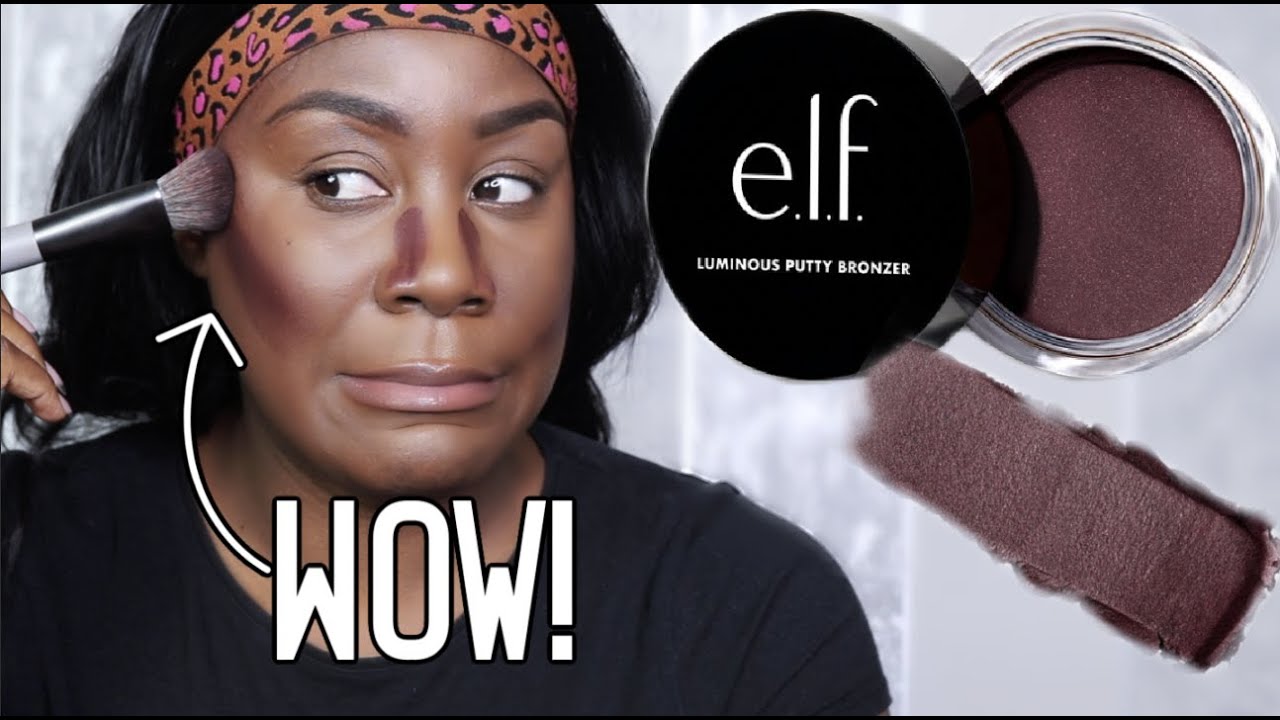 New E.L.F LUMINOUS putty bronzer | Frequent flyer & island hopping | DARKEST SHADES