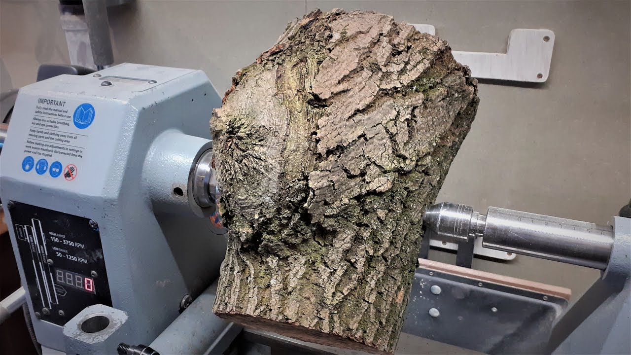 Woodturning - A Rotten Crotch Log