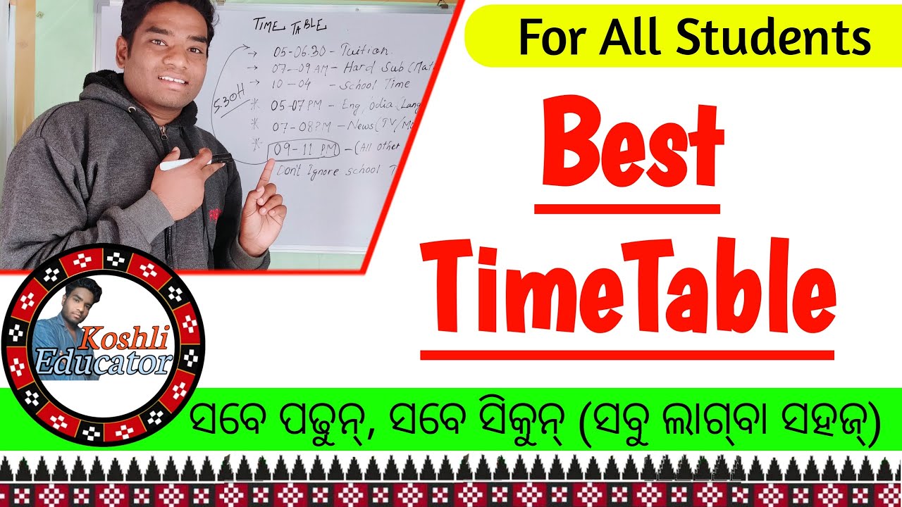 time table for 10th class students odisha matric 2021 timetable bse odisha