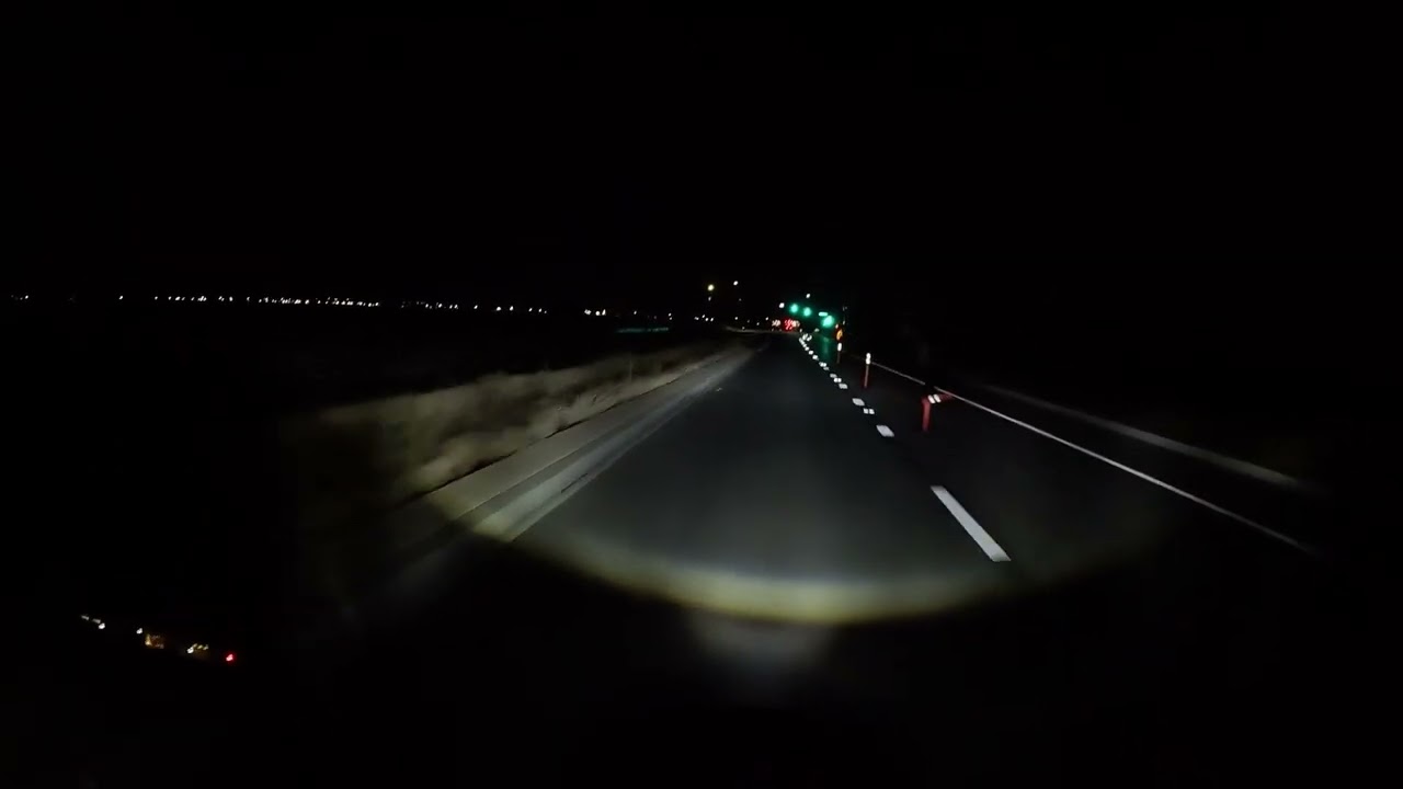 BICYACO LED Headlight Night Test - 2023 KTM 690 SMC R