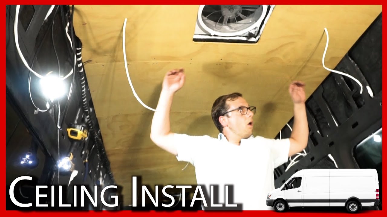 Установка потолка в салоне с помощью фанеры | FOUR SEASON VAN LIFE | EP.26