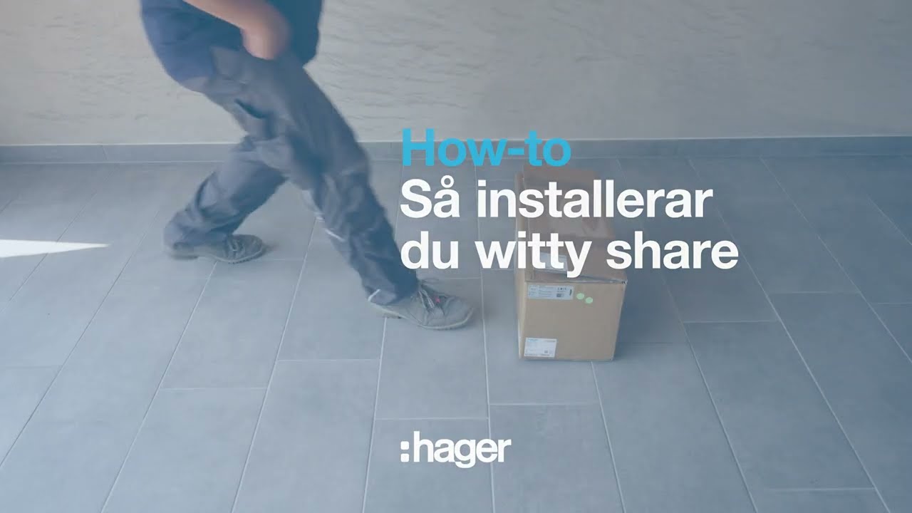 How to - Installera witty share