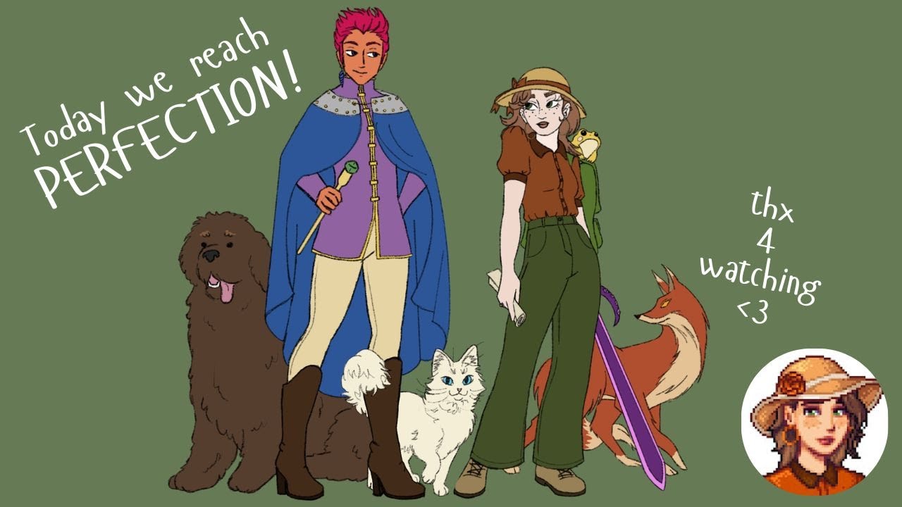 Stardew Valley Fall Ninth and Tenth Year 5 | Perfection | Ambiance ASMR