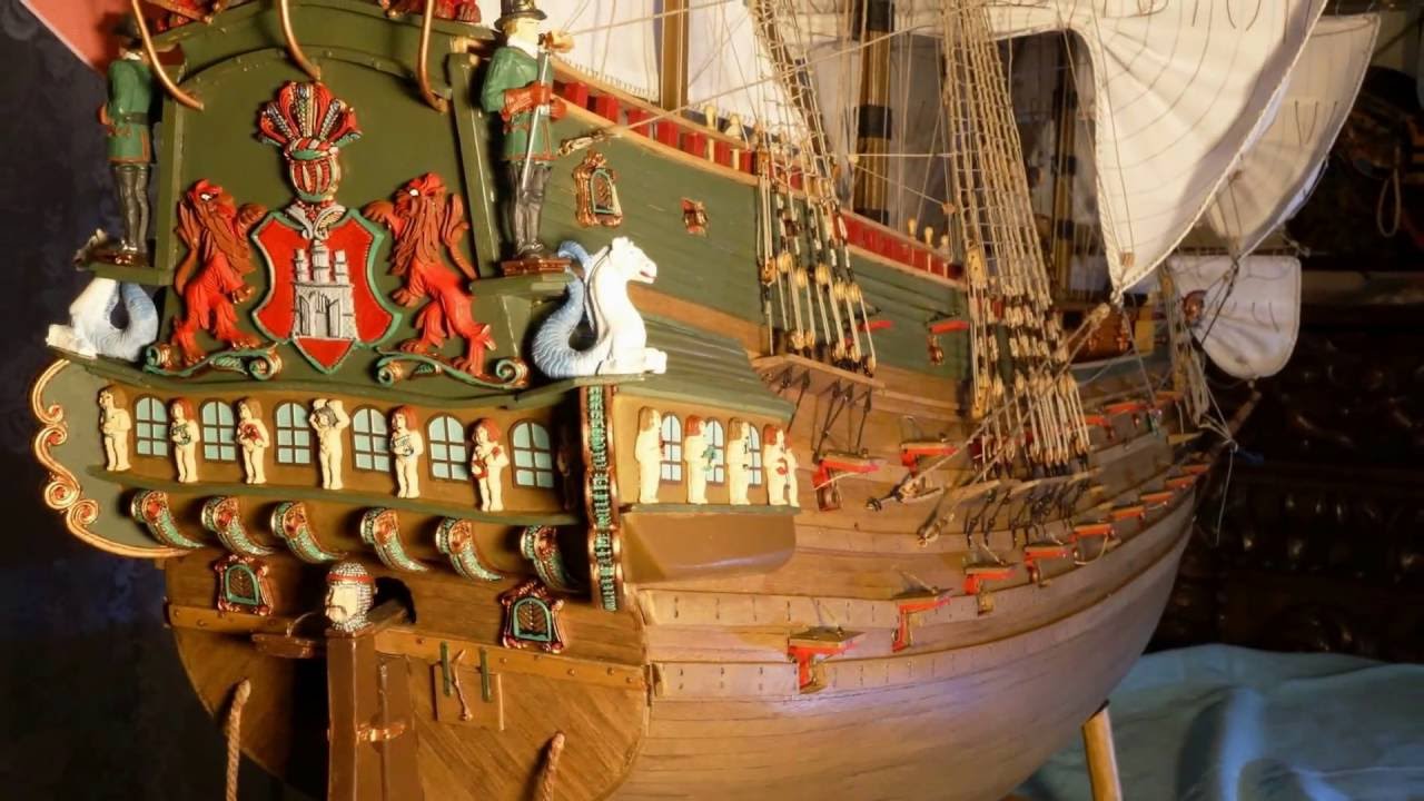 Wappen von hamburg 1669 ( by ronny vercruysse)  (facebook= Modelschepen )