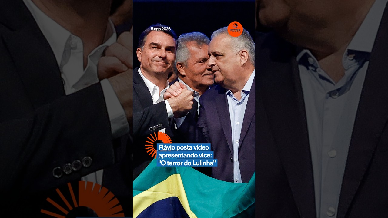 Fl&aacute;vio posta v&iacute;deo apresentando vice: &ldquo;O terror do Lulinha&rdquo;