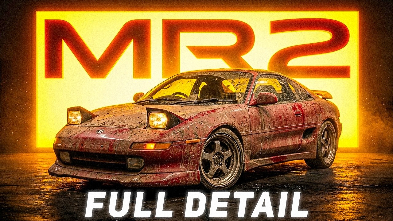 TOYOTA MR2 – Deep Clean - Exterior & Interior Detail - ASMR