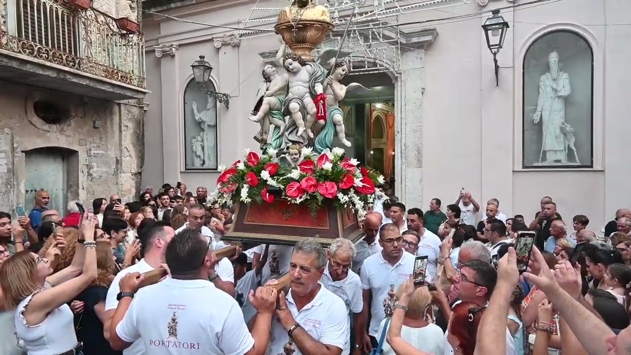 Mammola SAN NICODEMO festa 2024. Uscita processione 1/2