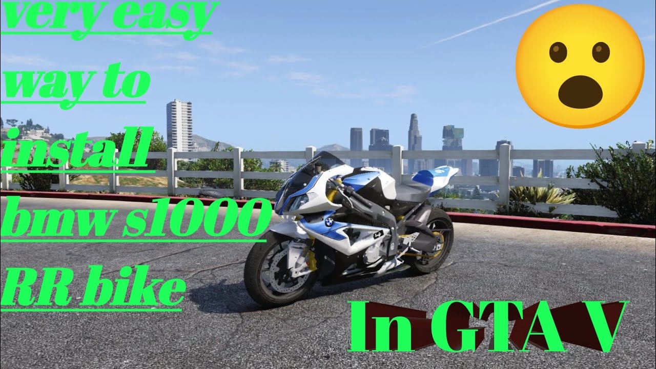 How to install BMW BIKE S1000RR  IN GTA V#gta #gtav #gta6 