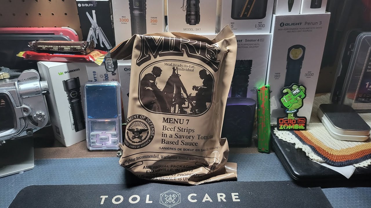 ОБЗОР ГОВЯЖЬИХ ПОЛОСОК U.S. MRE №7