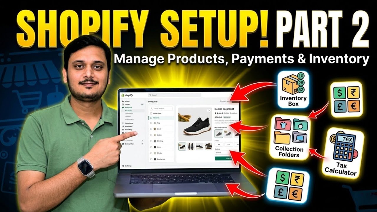 Shopify Store Setup - Part 2 | Dropshipping Course In Hindi