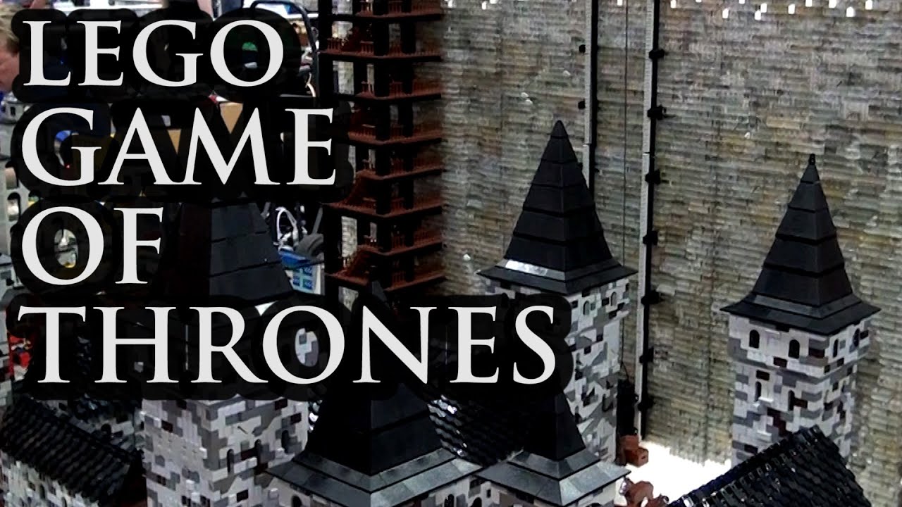 LEGO Castle Black / The Wall | Game of Thrones | Brickworld Chicago 2016