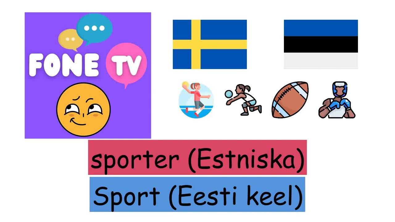 sporter (Estniska) (sv-et)