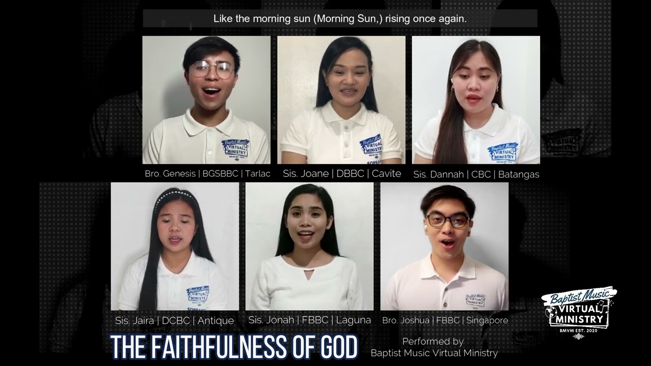 The Faithfulness of God | Baptist Music Virtual Ministry
