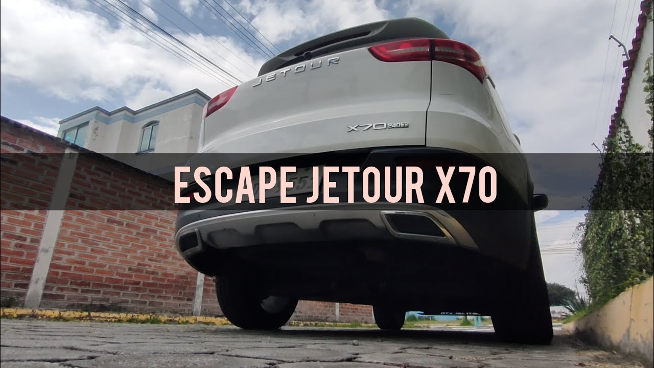 Sonido Salida de Escape JETOUR X70 sonido deportivo fuerte cambio de silenciador parte 02 Quito