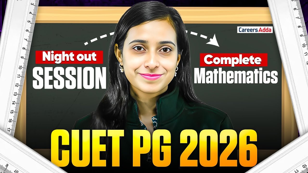 CUET PG Mathematics 2026 | Complete Maths Night Out Session | Full Revision Marathon