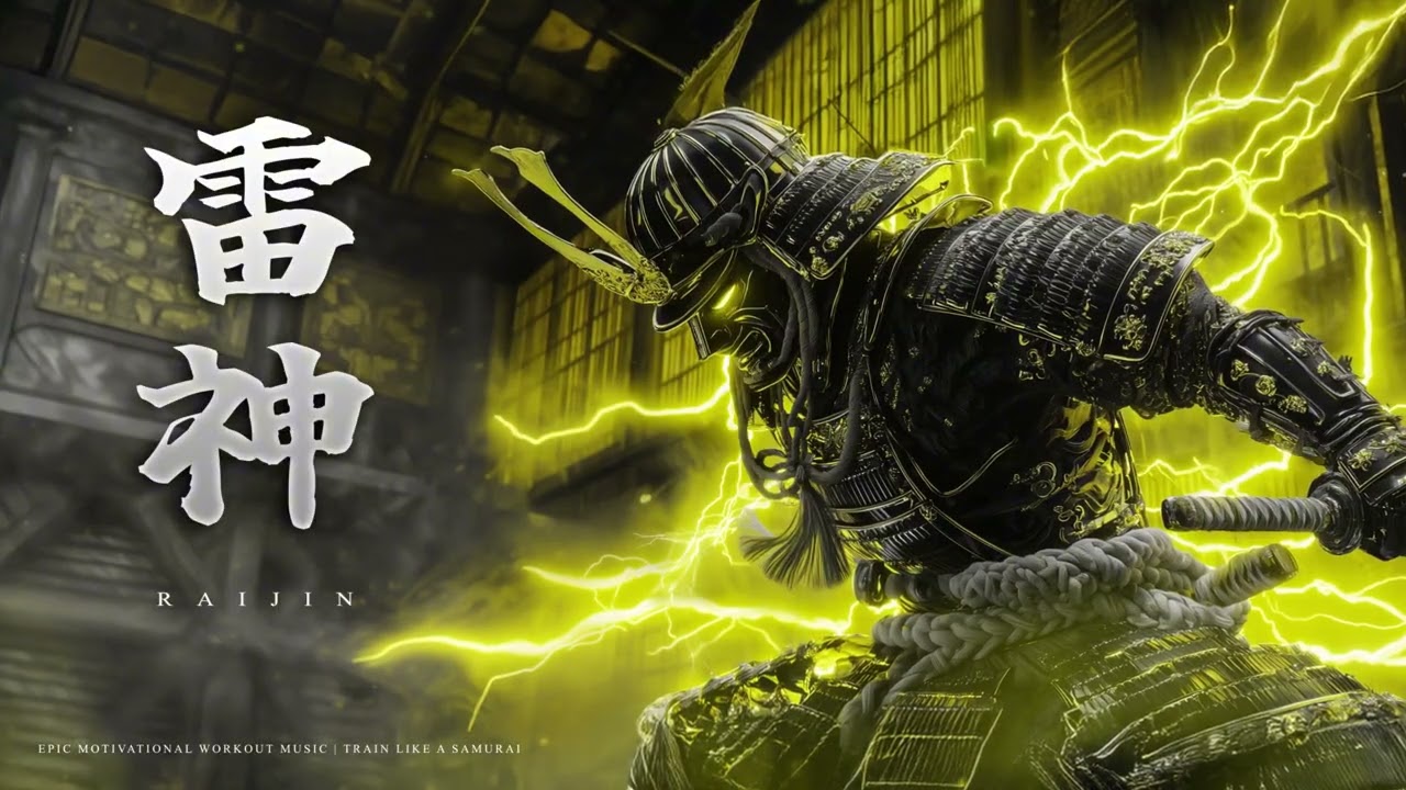 ⚡ Epic Motivational Workout | 雷神 Raijin — Wrath of the Storm | Music Train Like a Samurai