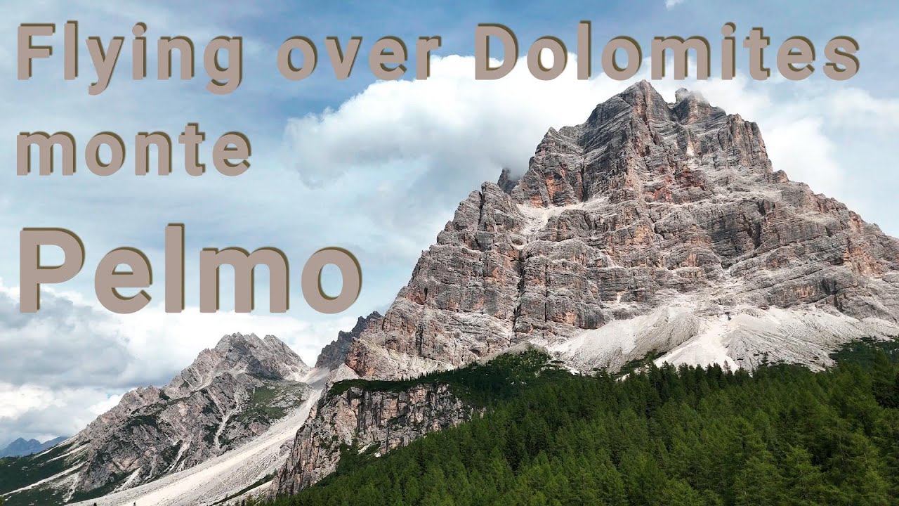 Flying over Dolomites - Monte Pelmo