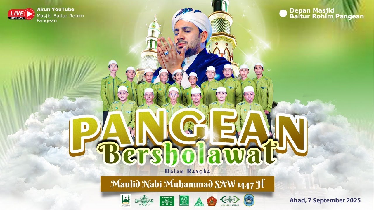 🔴LIVE DZIKRO MAULIDIRROSUL MUHAMMAD SAW  I PANGEAN BERSHOLAWAT 1447 H