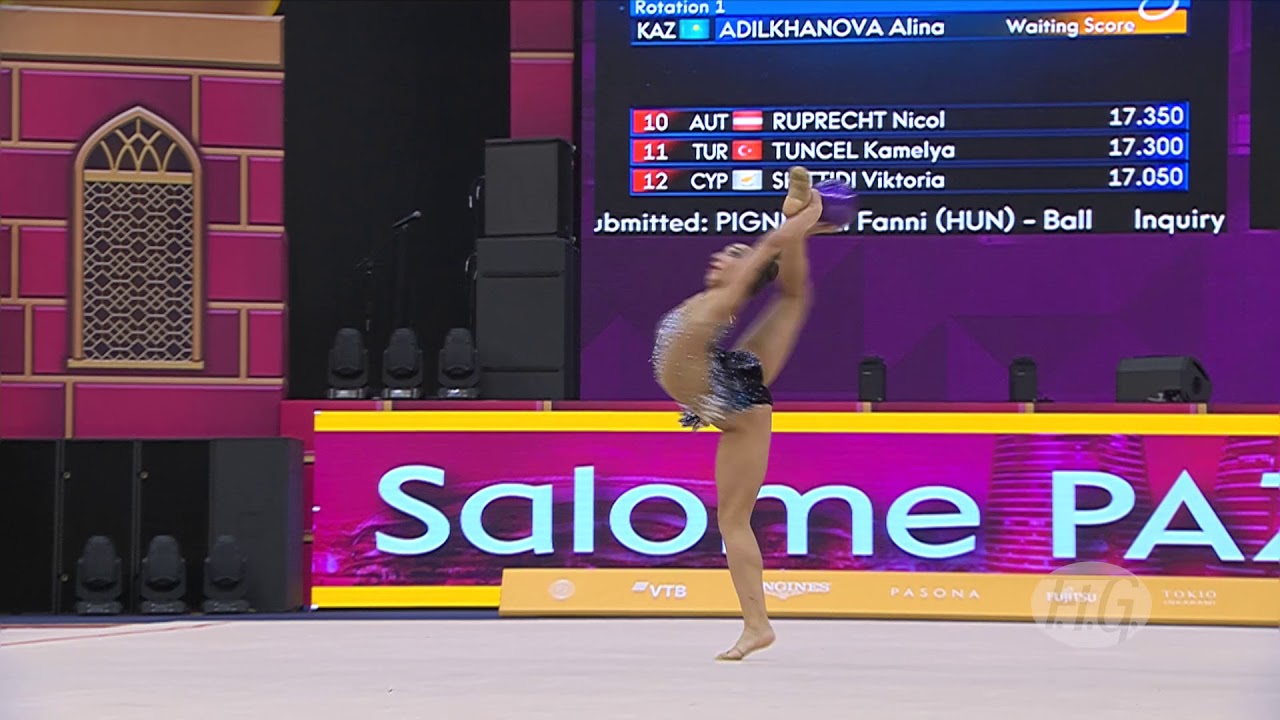 2019 Rhythmic Worlds, Baku (AZE) – Salome PAZHAVA (GEO), qualifications Ball